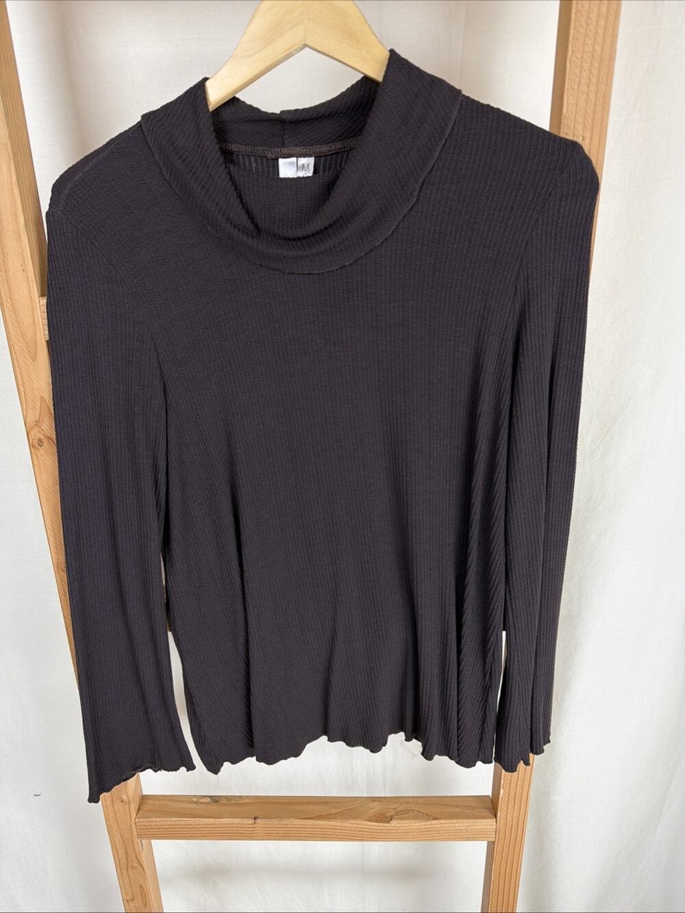NWT Kleen Brown Long Sleeve Turtleneck Cotton Blend #0824 2X